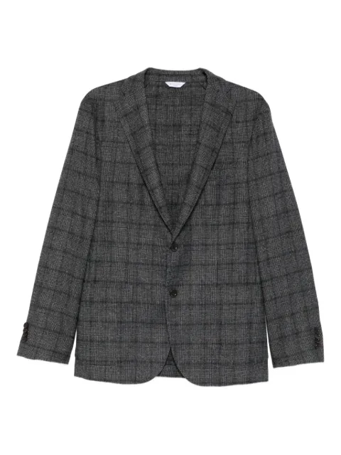 Boglioli check-pattern button blazer 