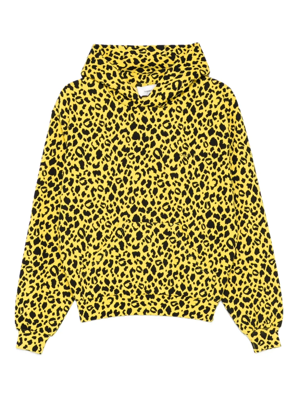 Coperni hoodie con estampado de leopardo | amarillo | Image 1