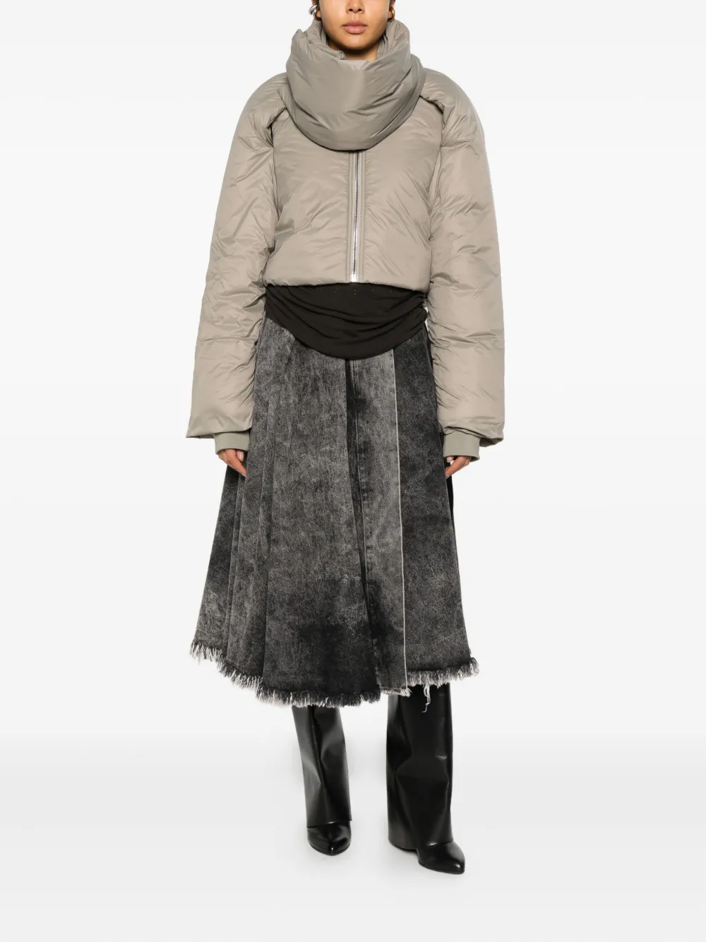 Rick Owens DRKSHDW zip jacket | Puffer Jackets | Image 2