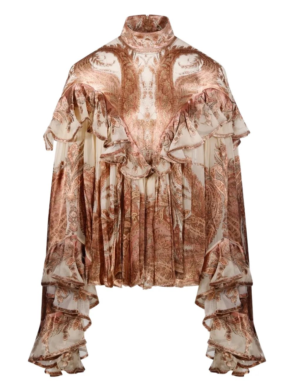 Zimmermann Hypnotic Blouse In Neutral