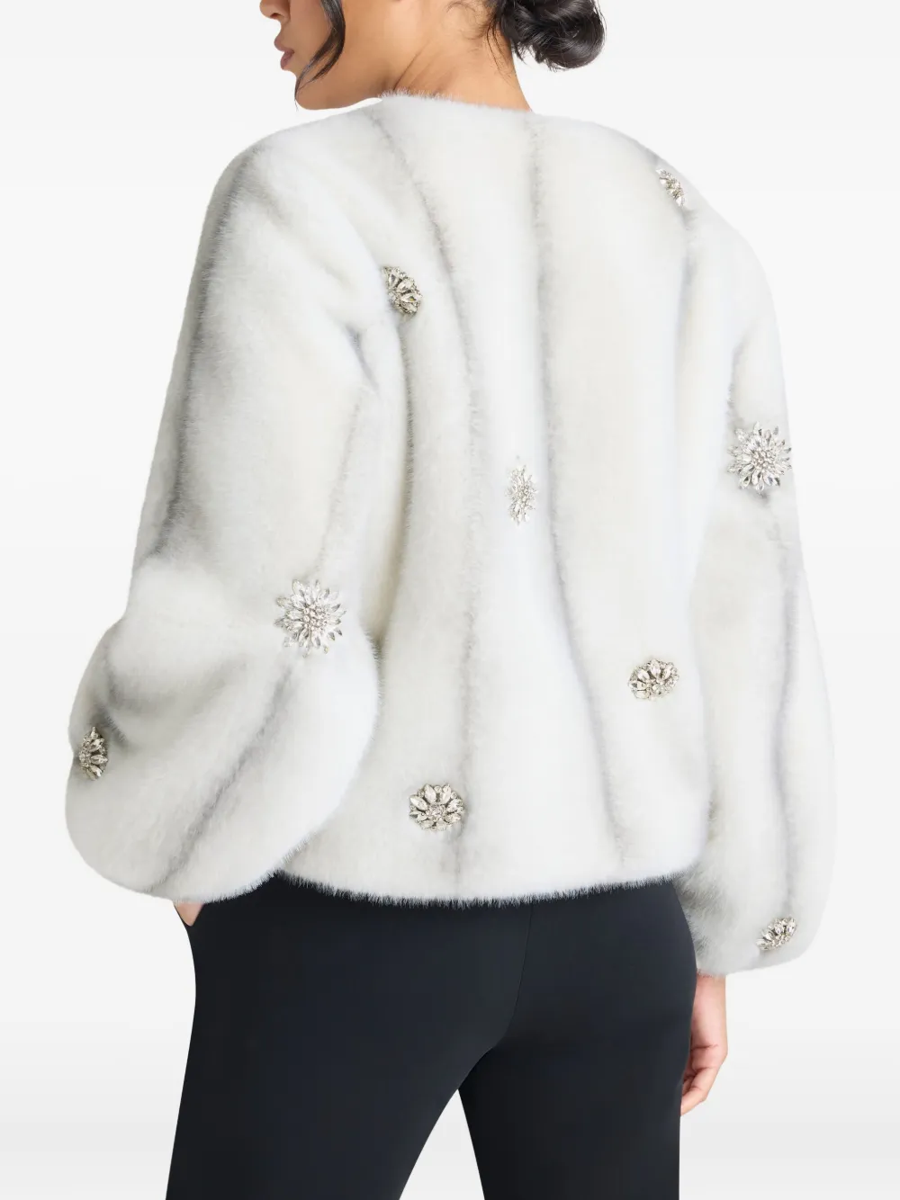 Cinq À Sept Benson Embellished Jacket In White