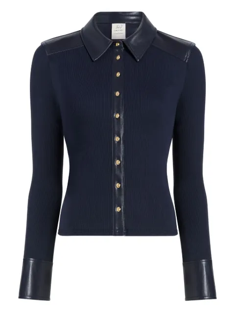 Cinq A Sept Magali collared buttoned top