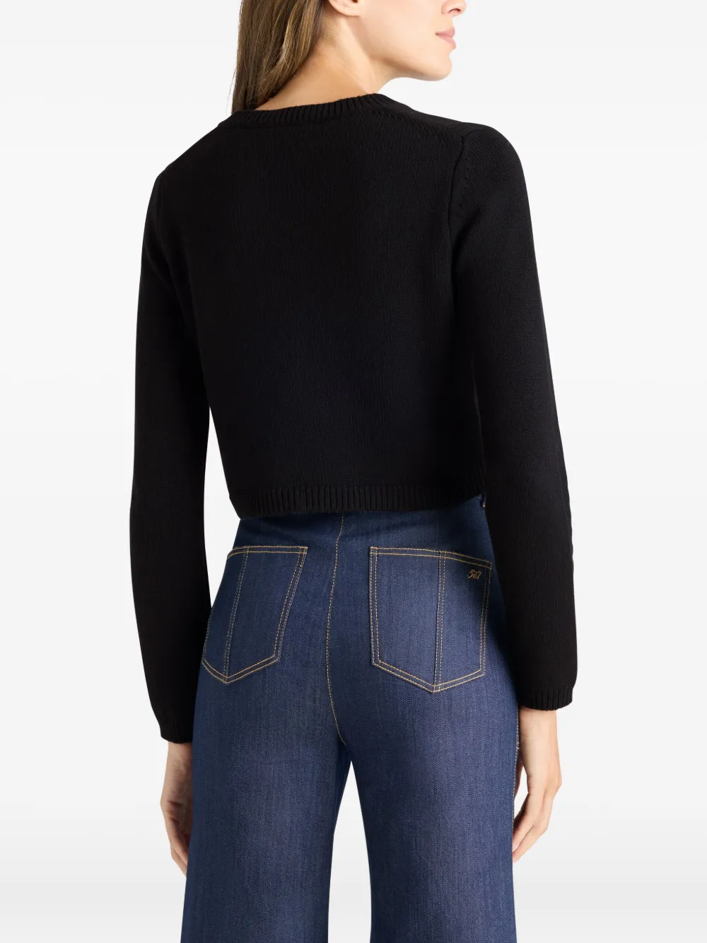 Cinq A Sept Issa trui met roos Zwart