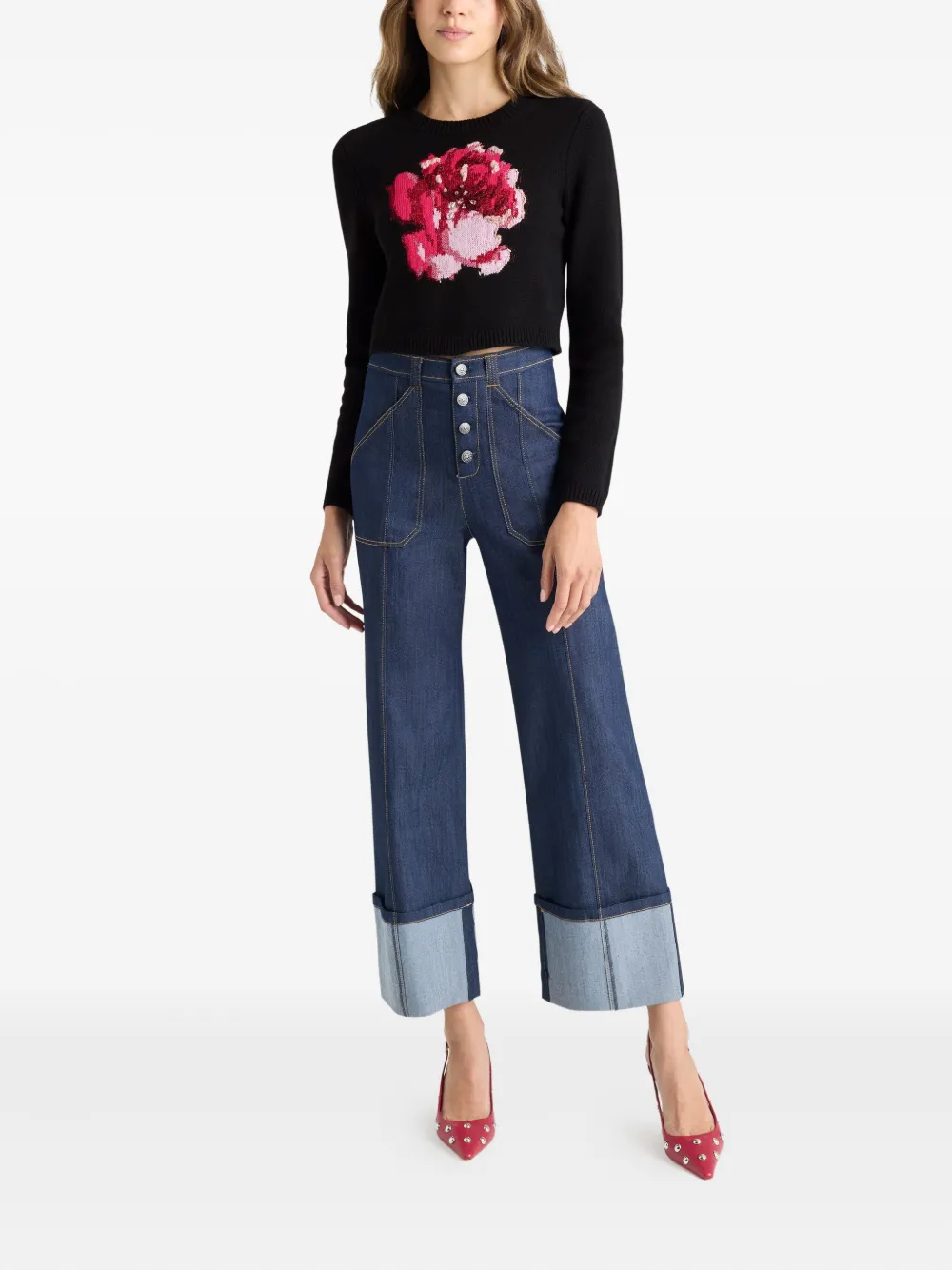 Cinq A Sept Issa rose sweater | Knitted Sweaters | Image 2