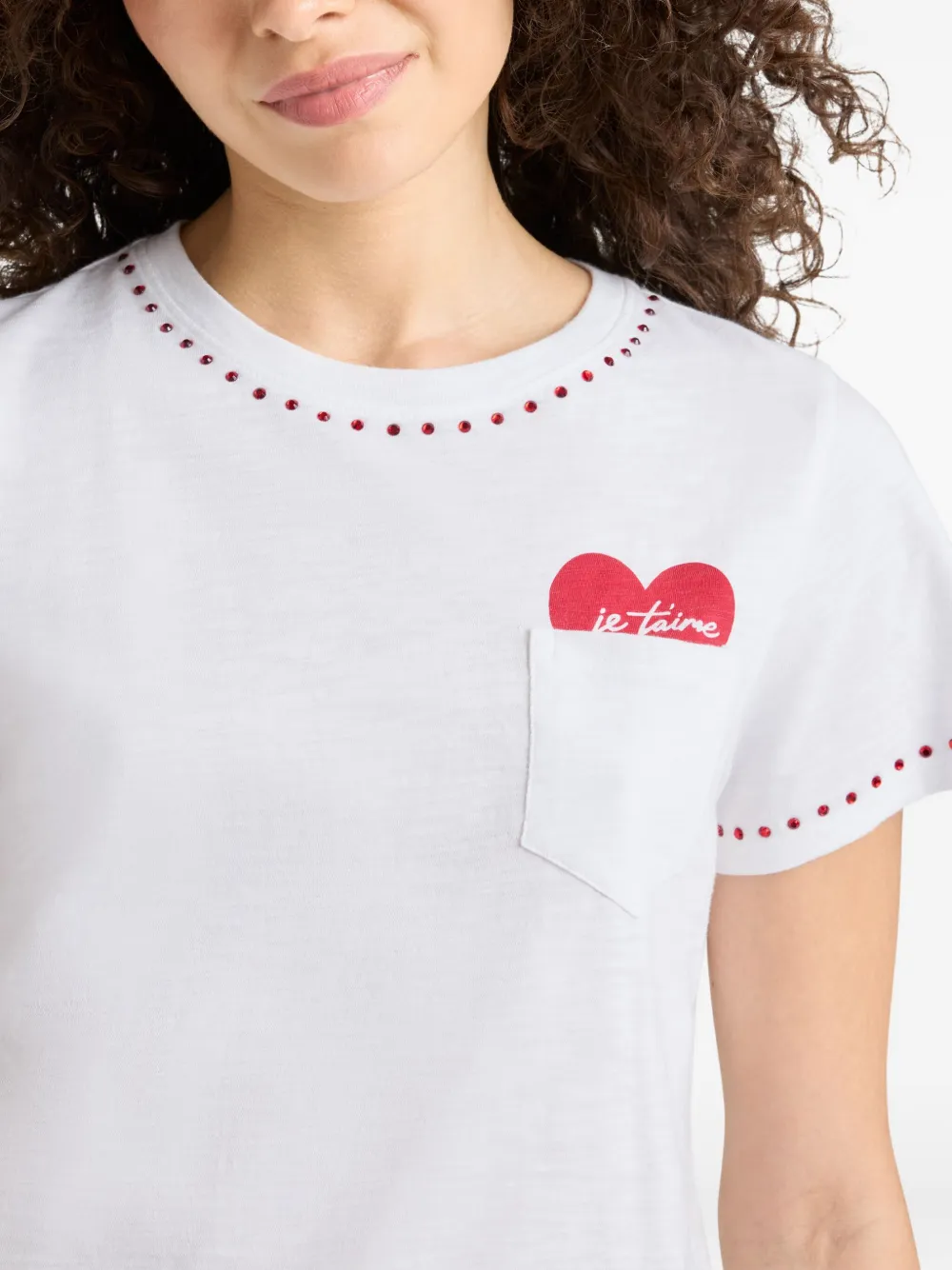 Cinq À Sept Heart-pocket T-shirt In Multi