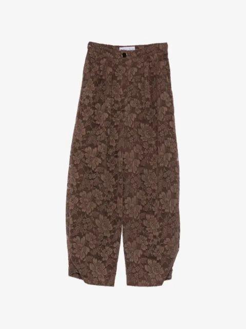 Rowen Rose floral-print trousers