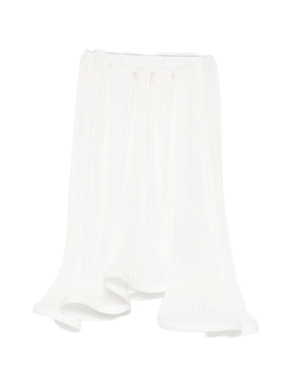 Rowen Rose pleated midi skirt - Bianco