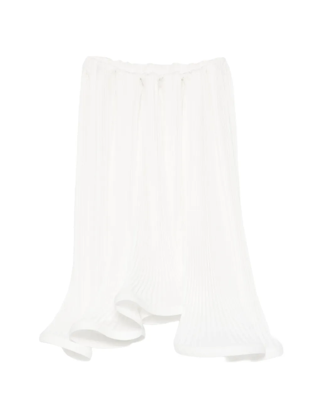 Rowen Rose pleated midi skirt - Bianco