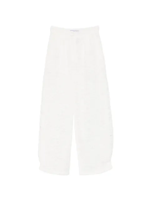 Rowen Rose floral-print high-waist trousers