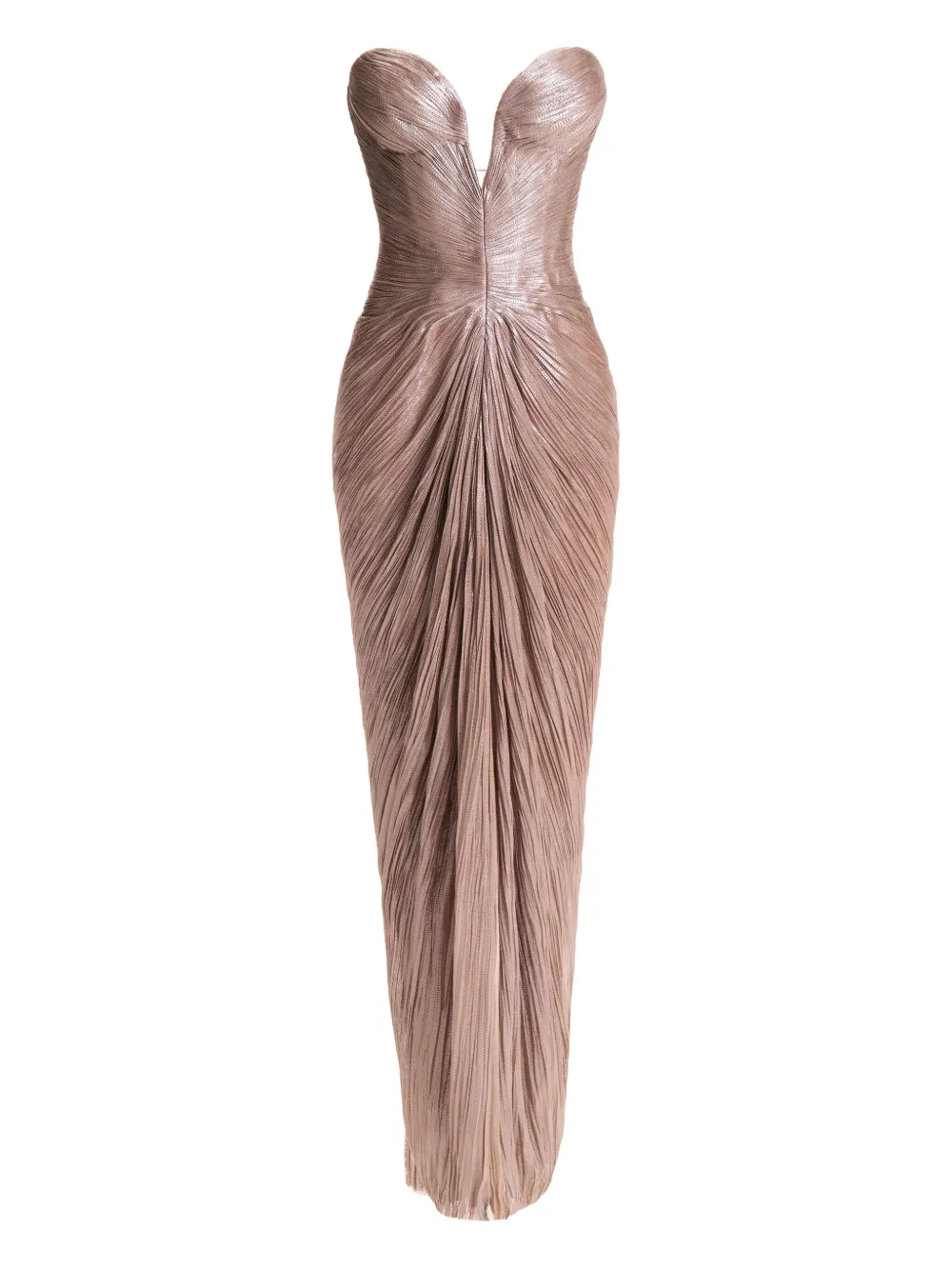 Maria Lucia Hohan Alessandra strapless maxi dress | Neutrals | Image 1