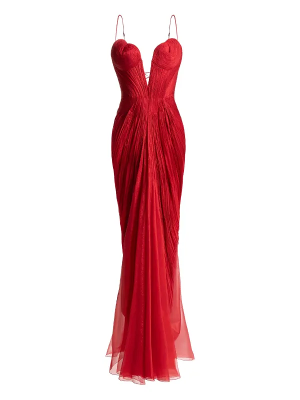 chinese dress ladies Petal and Pup Women's Cecilia Strapless Maxi Dress