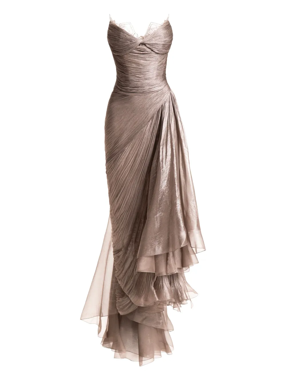 Maria Lucia Hohan Jolie pleated dress | Neutrals | Image 1