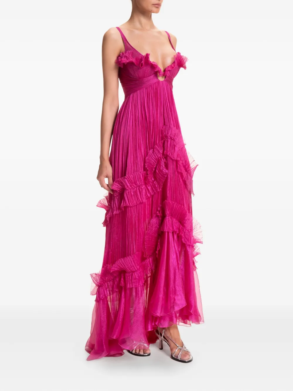  Maria Lucia Hohan Matea Ruffled Dress - Pink 
