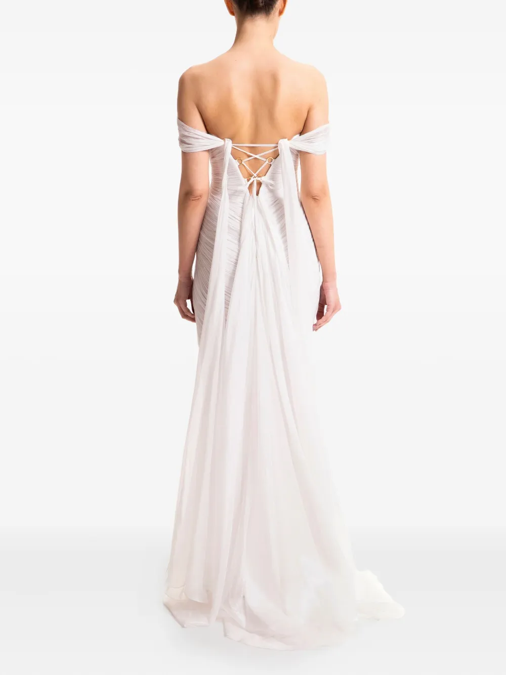 Cassiopeia Cut-Out Lace-Up Maxi Dress