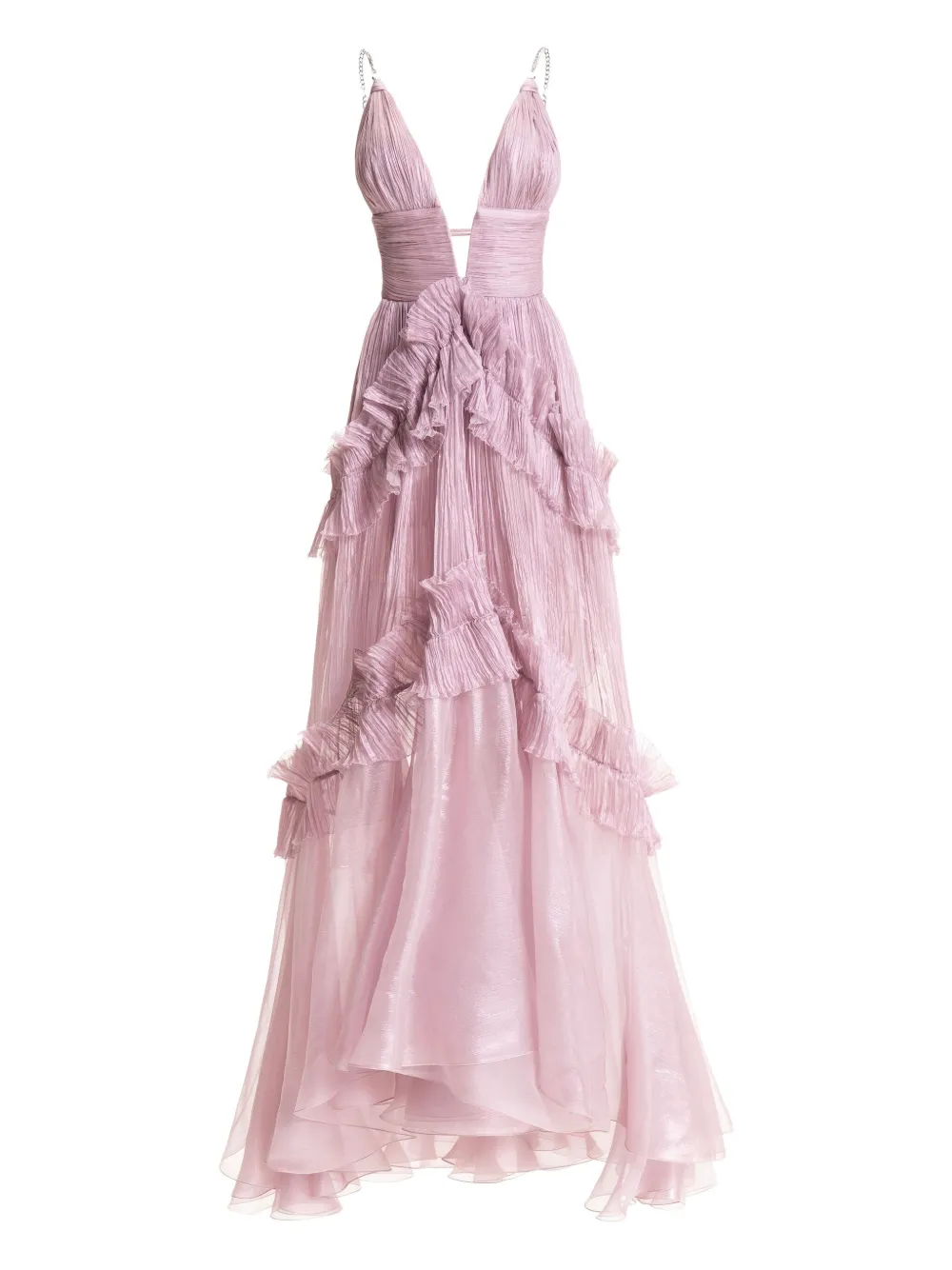 Maria Lucia Hohan Abito asimmetrico Yarinna con ruches - Rosa