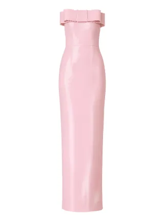 new arrivals pink sequin dress JAYLEY Pink Sequin and Feather Halter Dress with Key Hole Detail