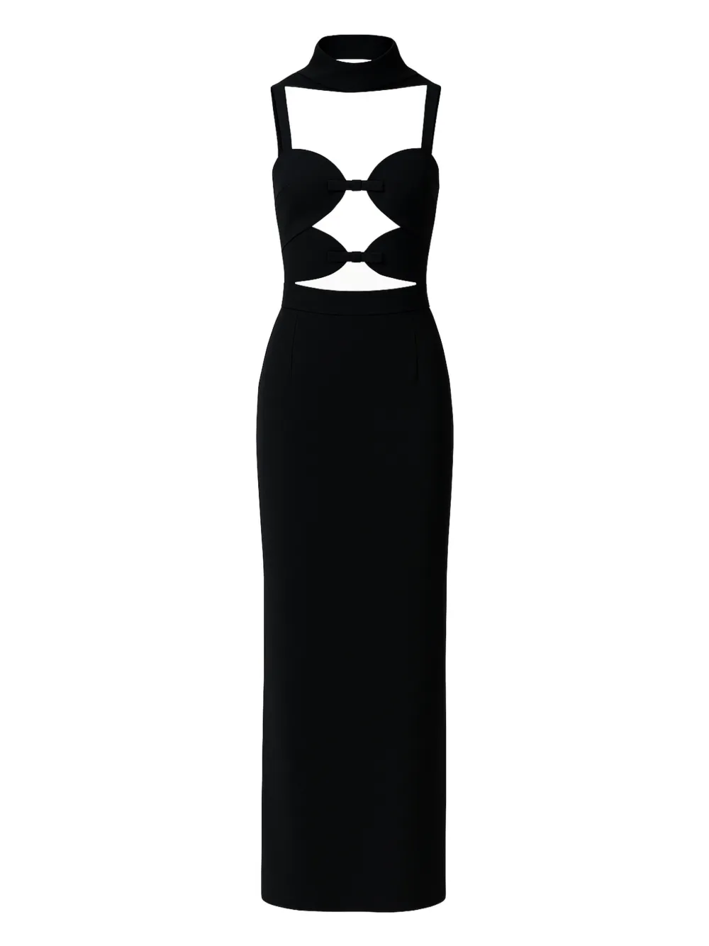The New Arrivals Ilkyaz Ozel Abito lungo Ambrosia con cut-out - Nero