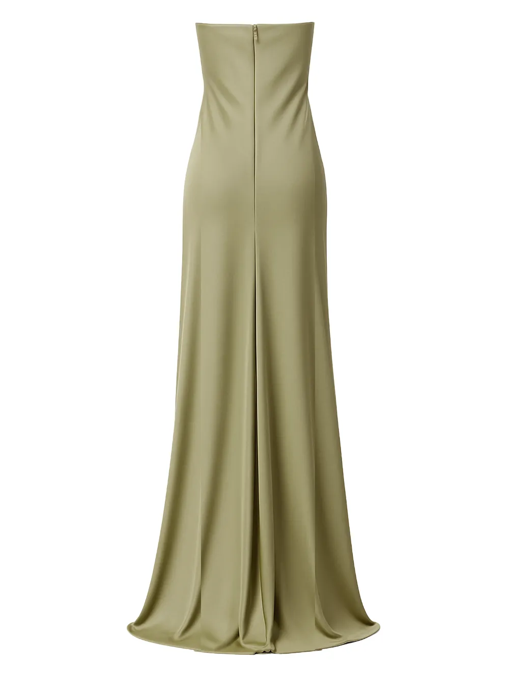 The New Arrivals Ilkyaz Ozel Olivienne maxi-jurk met harthals Groen