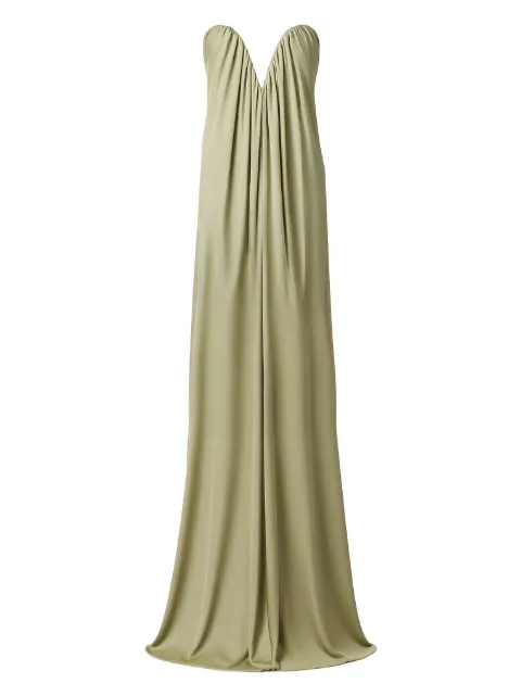 The New Arrivals Ilkyaz Ozel Olivienne heart-neck maxi dress