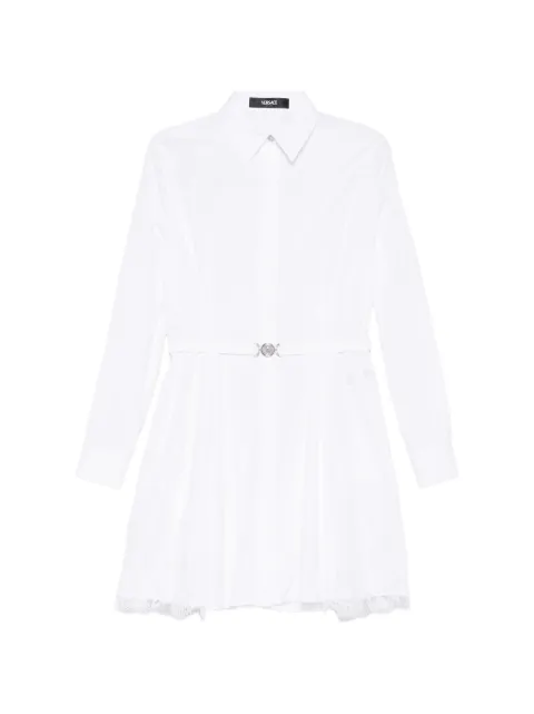 Versace lace insert mini dress