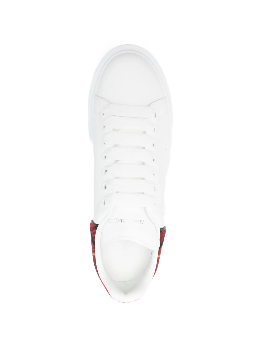 Alexander McQueen Sneakers met tartan ruit Wit