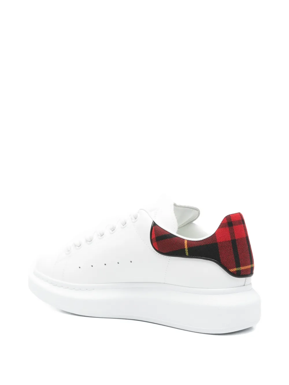 Alexander McQueen Sneakers met tartan ruit Wit