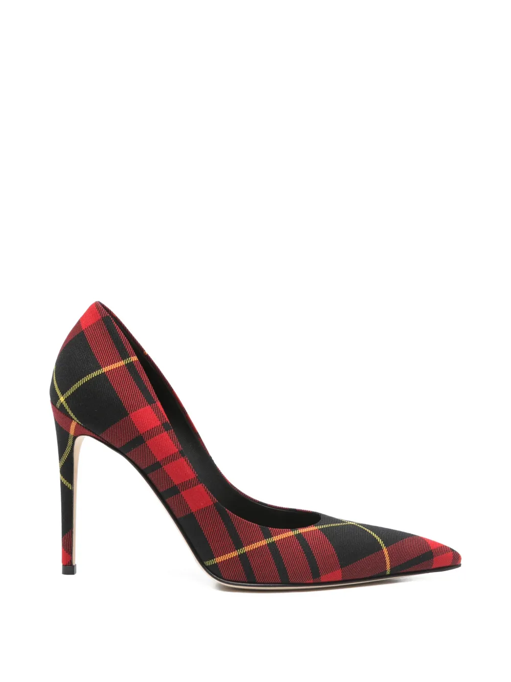 Alexander McQueen Pumps met tartan-ruit Rood