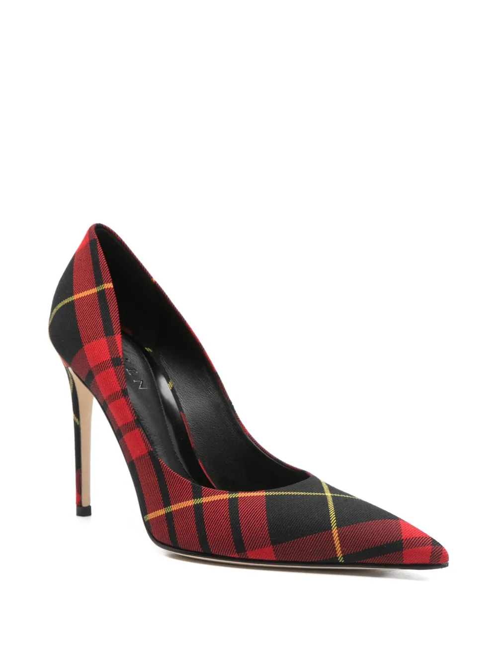 Alexander McQueen Pumps met tartan-ruit Rood