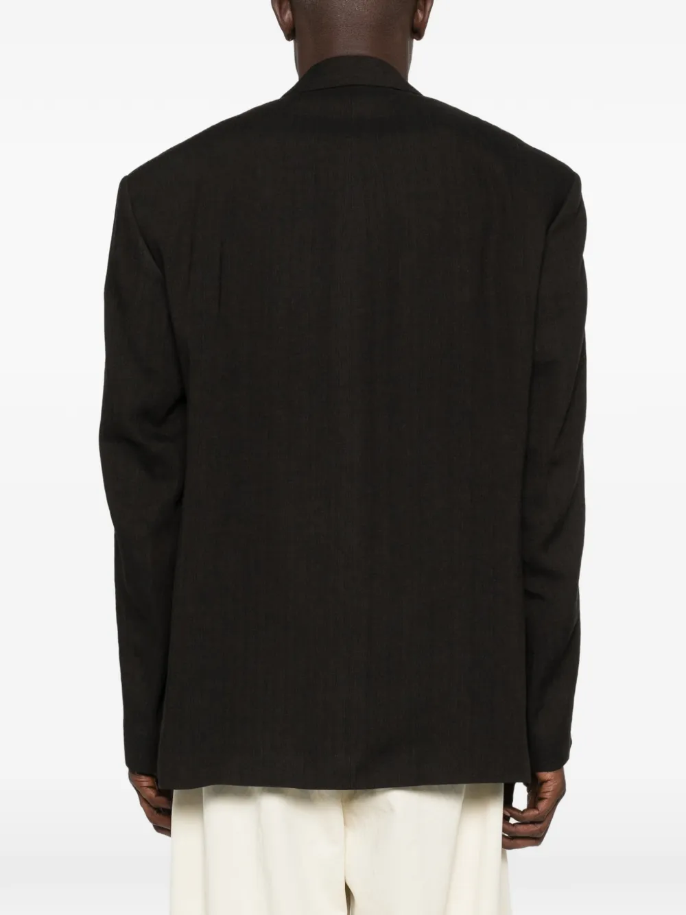 Studio Nicholson Blazer met dubbele rij knopen Zwart