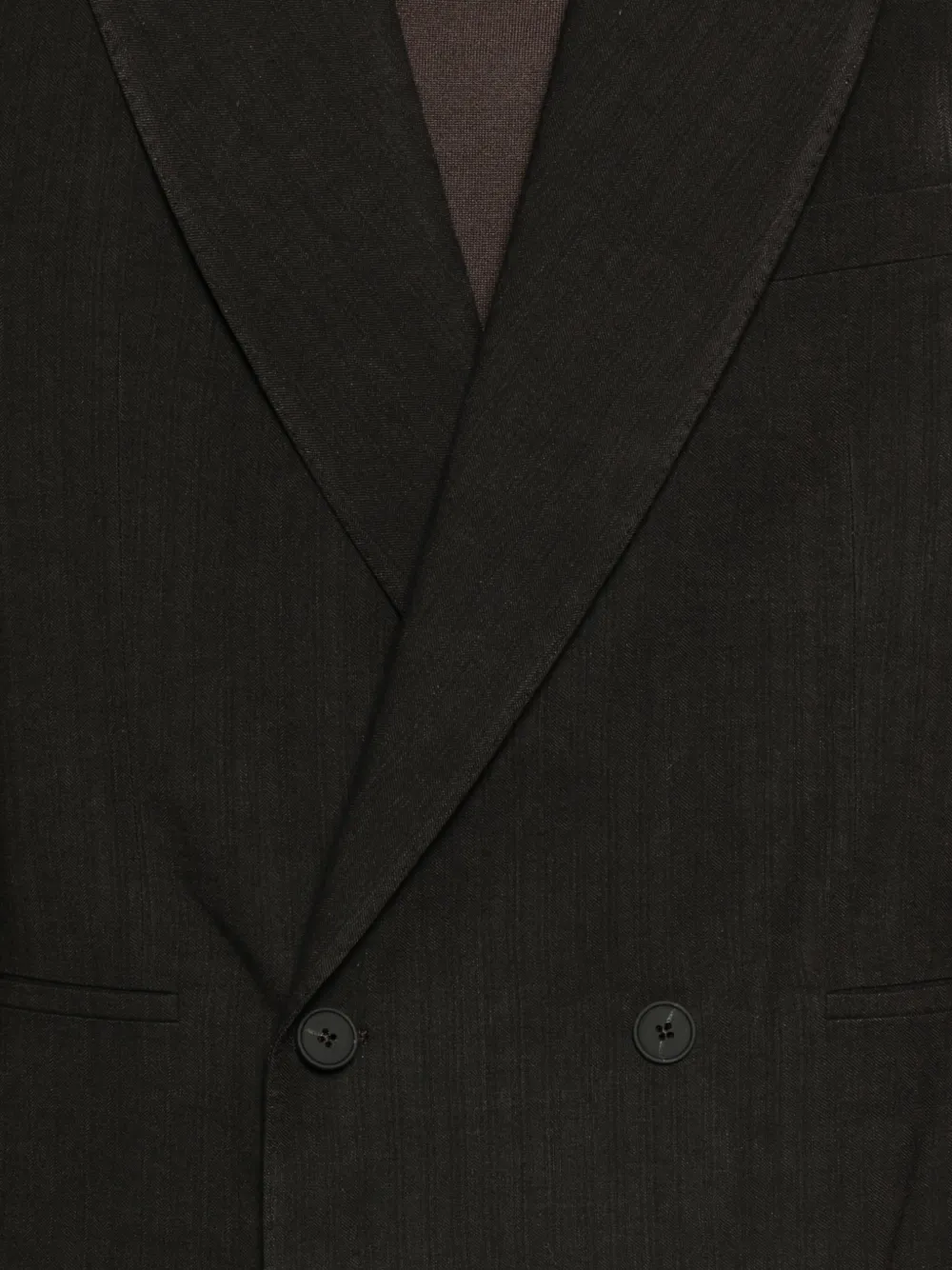 Studio Nicholson Blazer met dubbele rij knopen Zwart