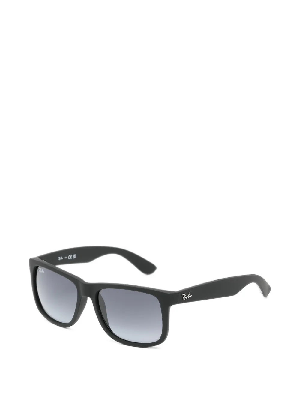 Ray-Ban Justin zonnebril met rechthoekig montuur Zwart