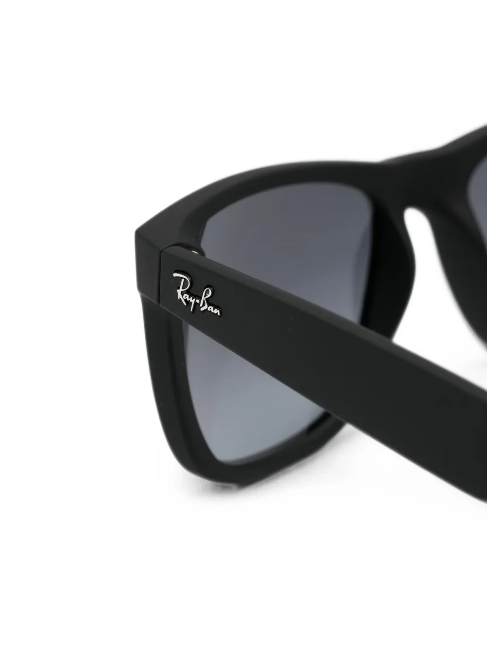 Ray-Ban Justin zonnebril met rechthoekig montuur Zwart