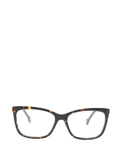 Carolina Herrera tortoiseshell-effect square-frame glasses