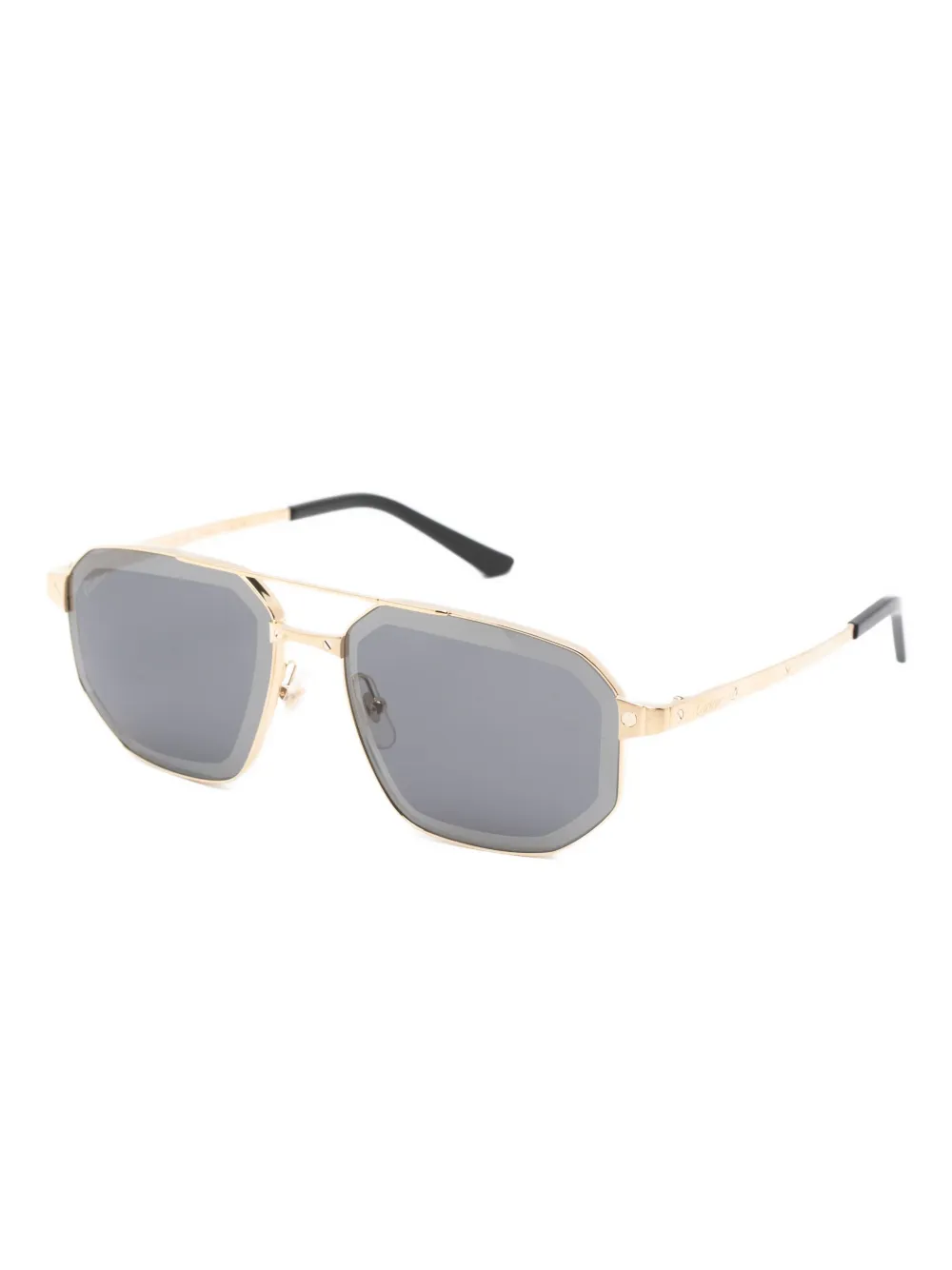 Cartier Eyewear geometric-frame sunglasses - Goud