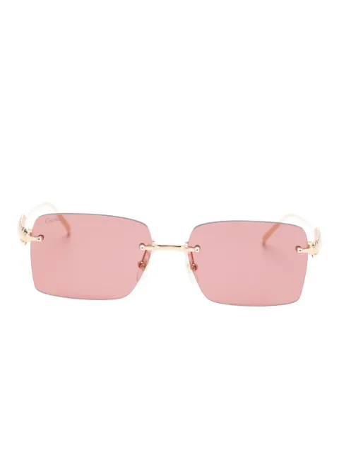 Cartier Eyewear rectangle-frame sunglasses