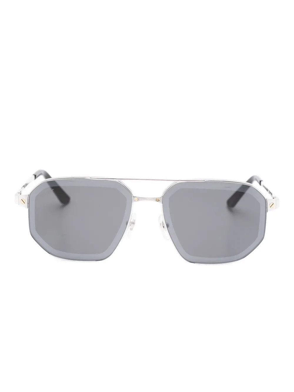 Cartier Eyewear pilot-frame sunglasses | plateado | Image 1