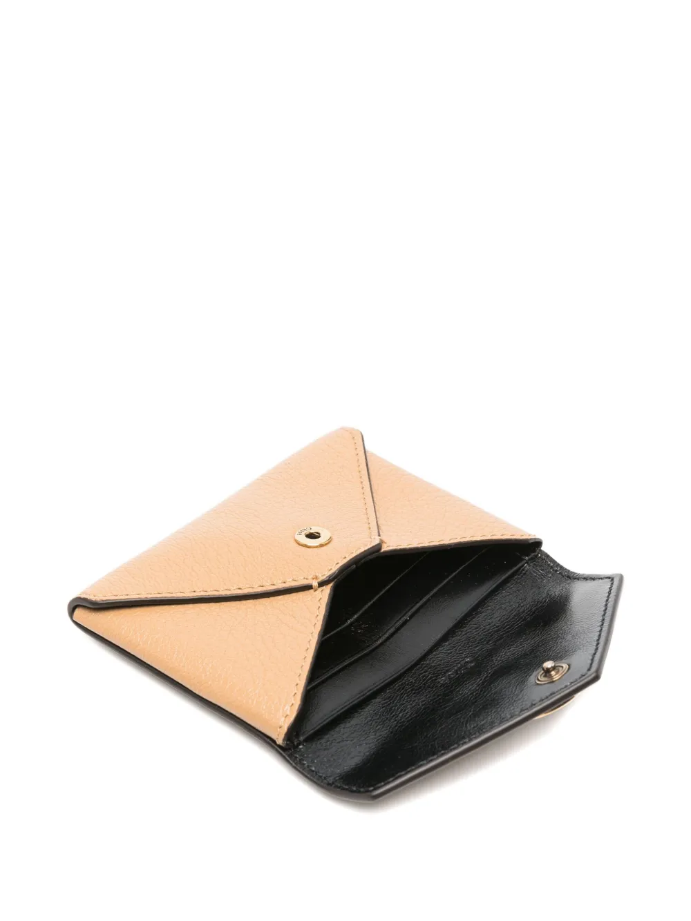 Chloé Portemonnee met logo Beige