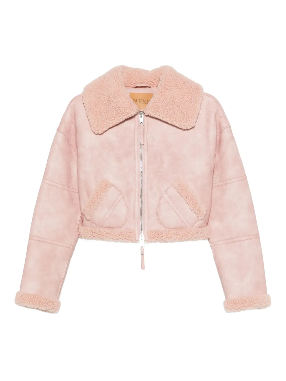 Jakke sherpa collar jacket | Pink | Image 1