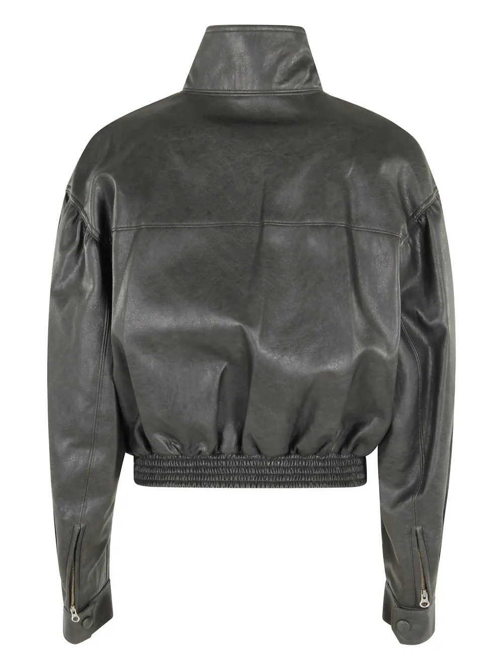 Low Classic Concealed-fastening Jacket In Gray