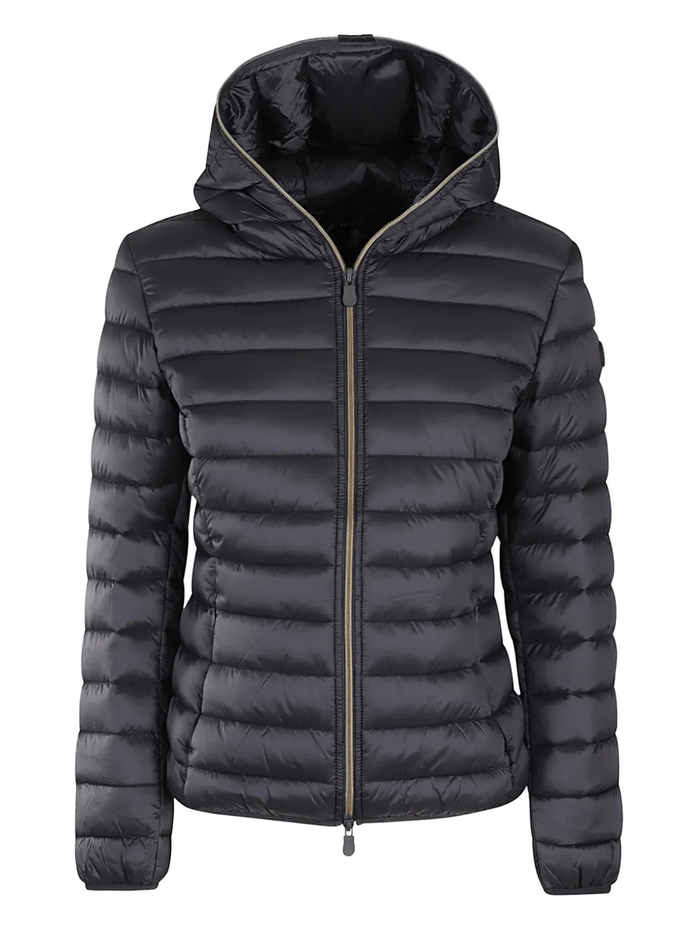 Save The Duck Alexis hooded quilted jacket | Grey | Image 1