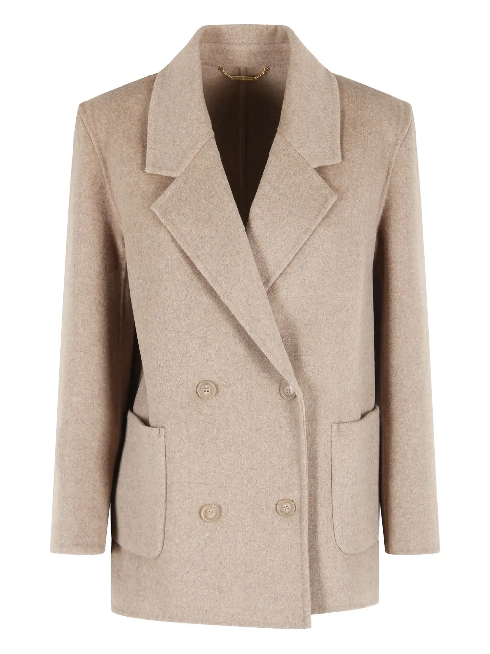 Seventy double-breasted side-pockets coat | Neutrals | Image 1