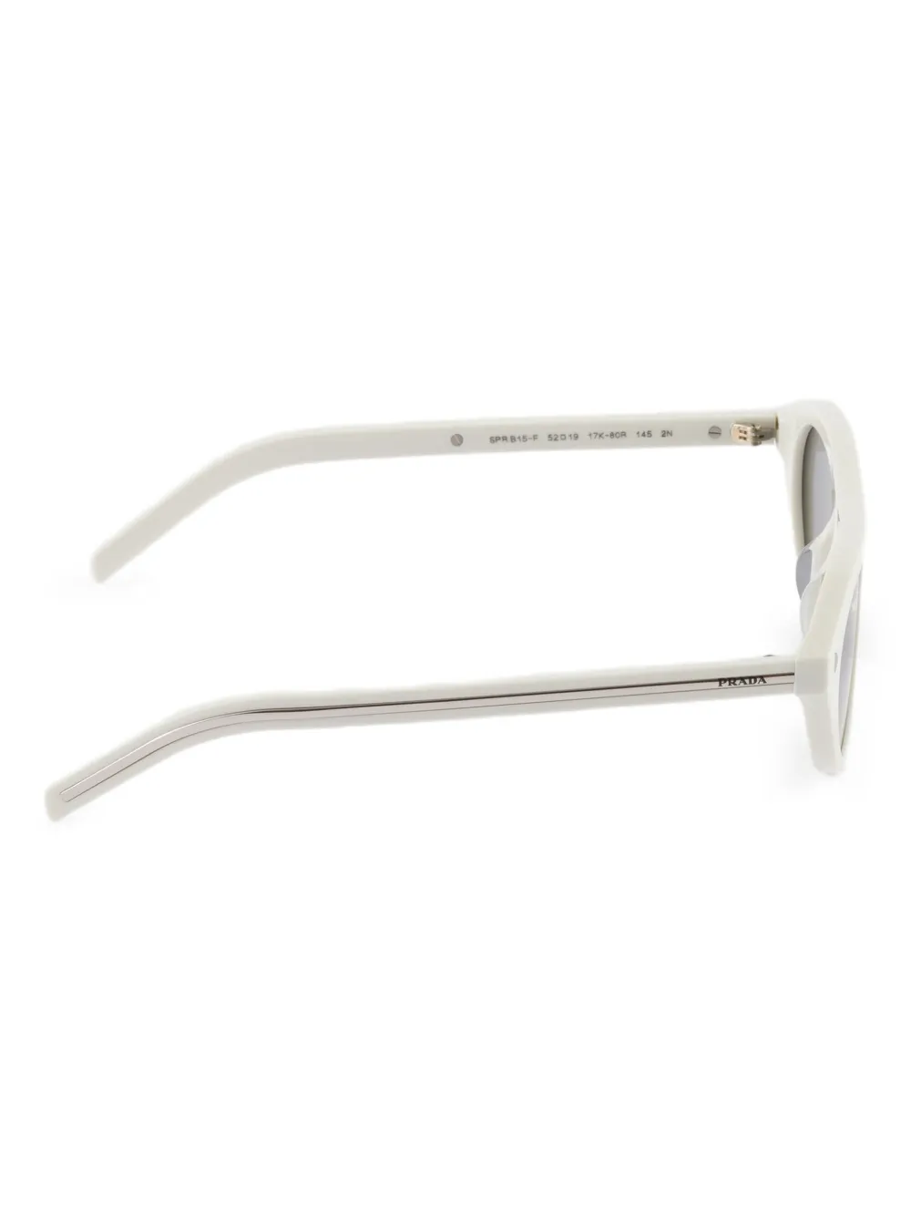 Prada Eyewear Zonnebril met cat-eye montuur Wit