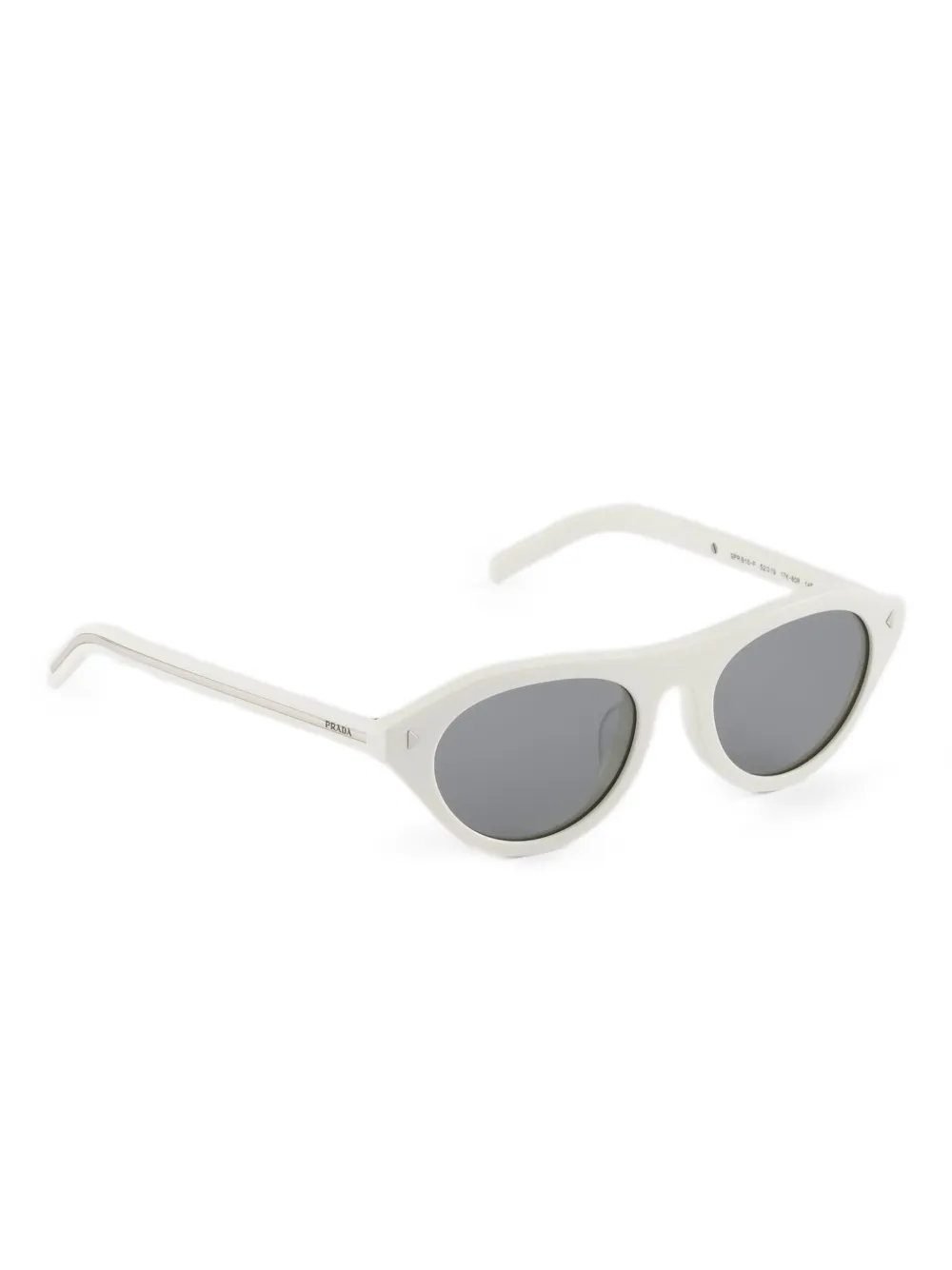 Prada Eyewear Zonnebril met cat-eye montuur Wit