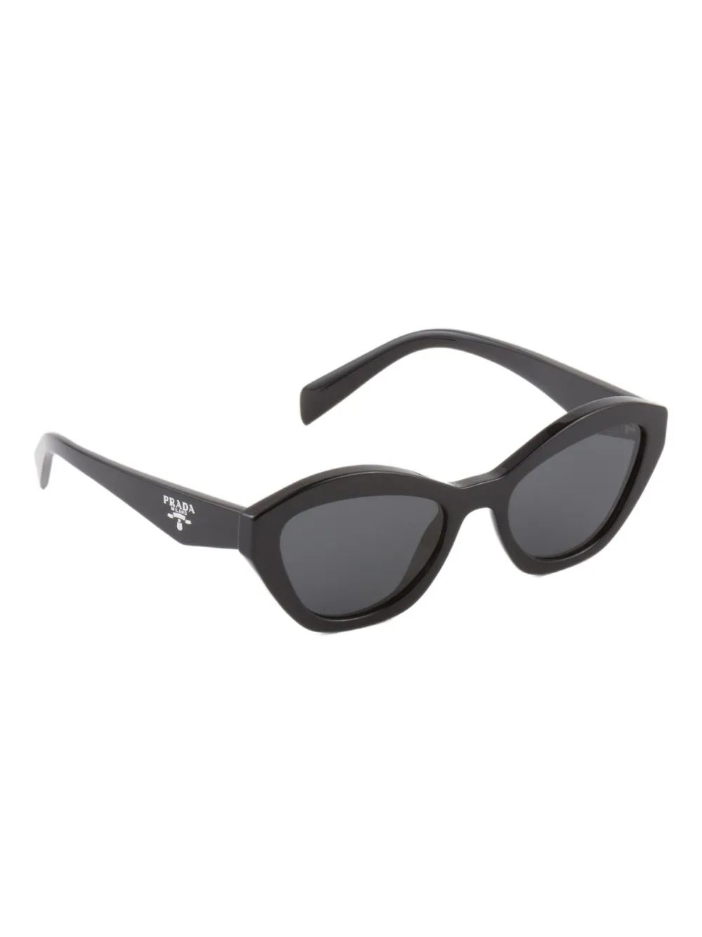 Prada Eyewear Zonnebril met cat-eye montuur - Zwart