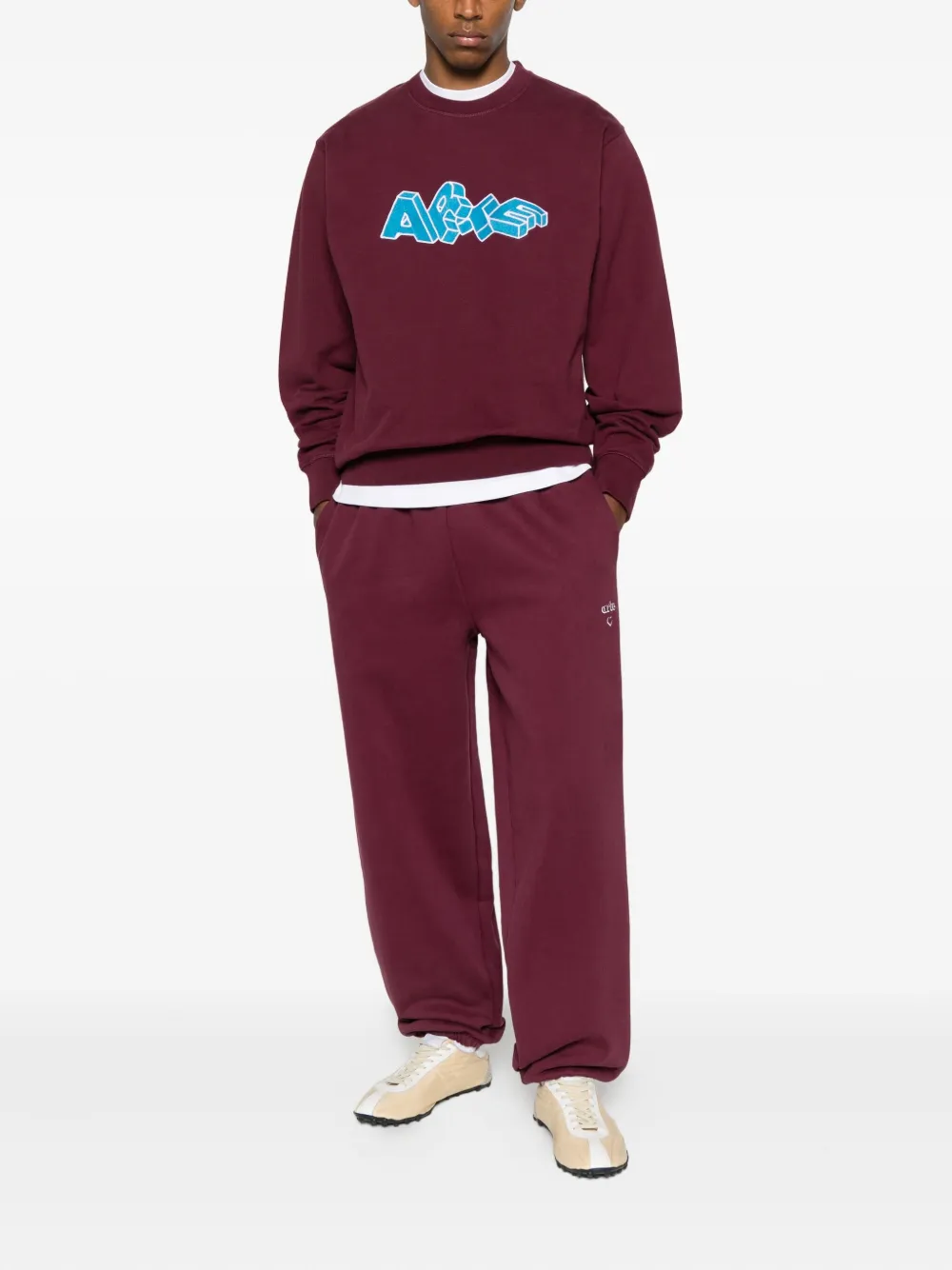 Arte Antwerp Sweater met geborduurd logo - Rood