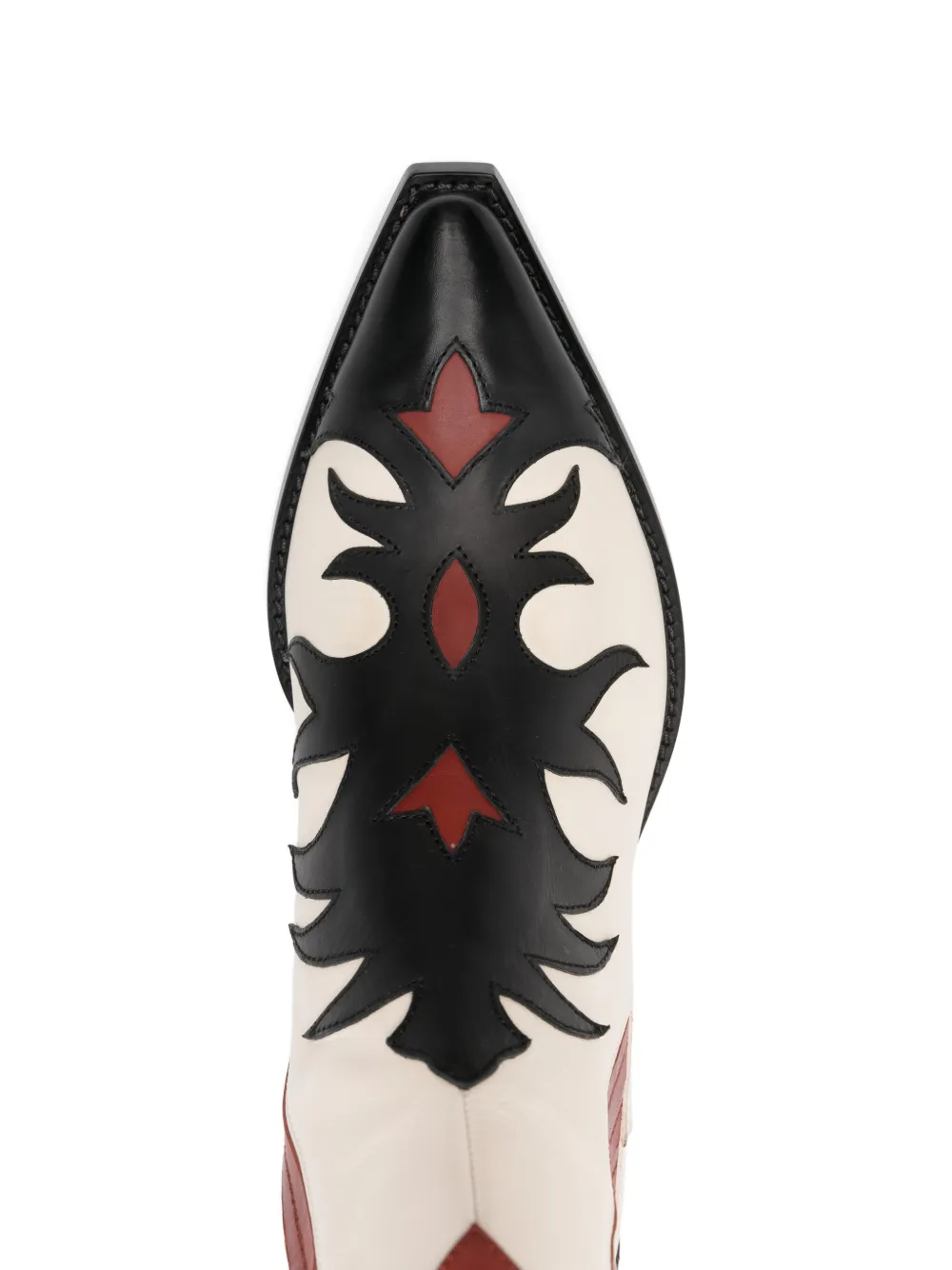 Sartore Laarzen met vlakken Wit