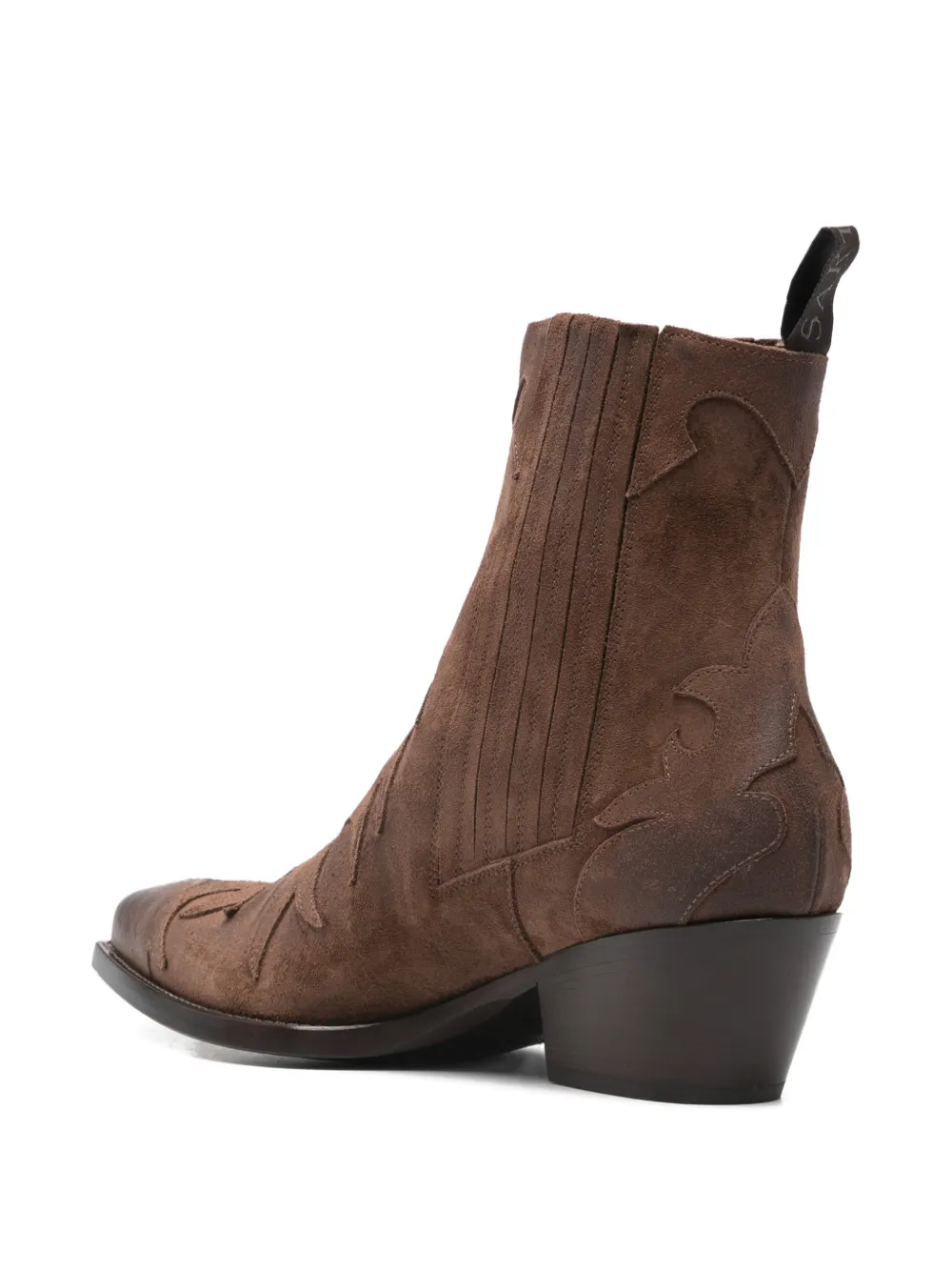 Sartore Laarzen met geborduurd detail Bruin