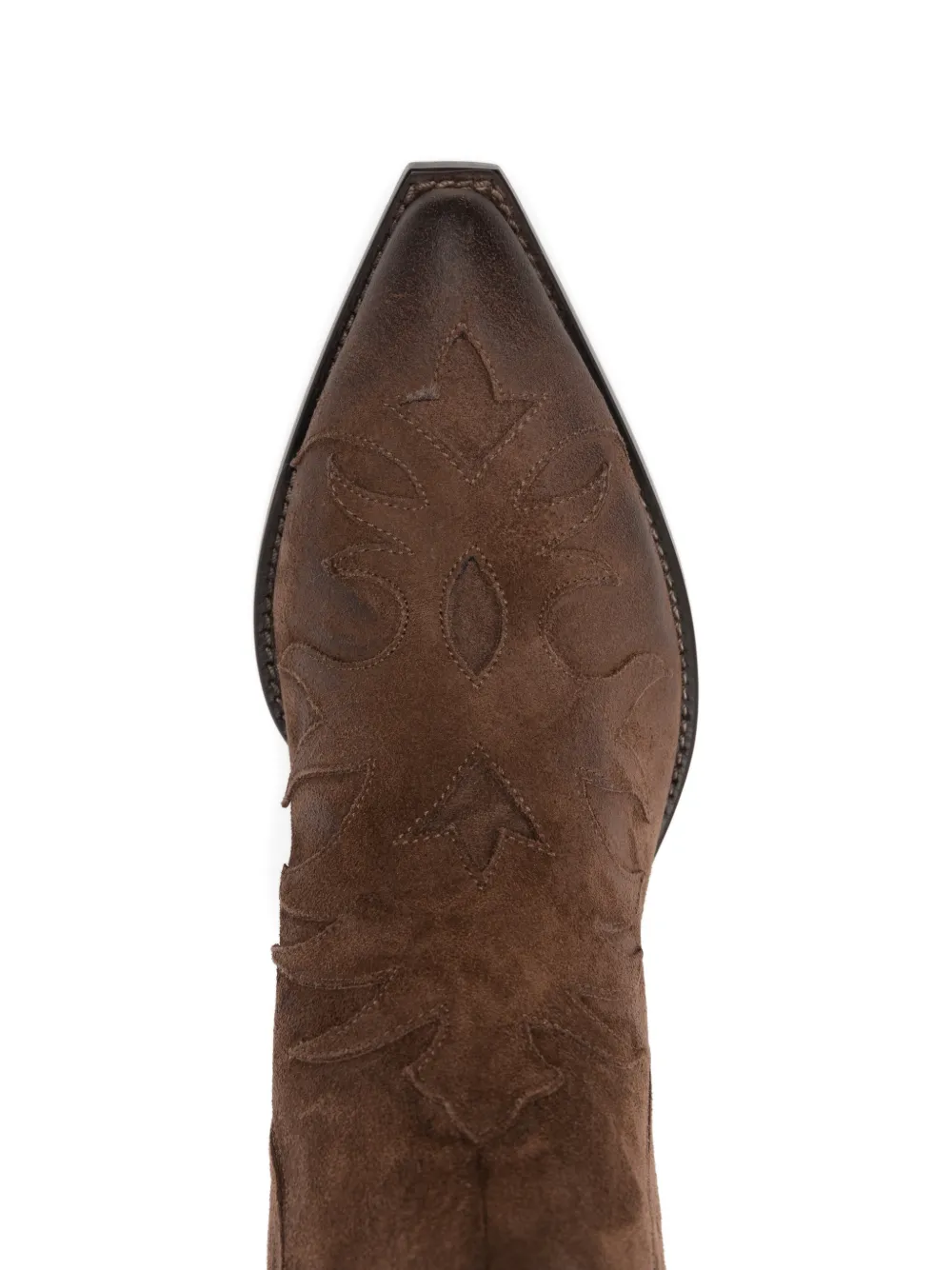 Sartore Laarzen met geborduurd detail Bruin