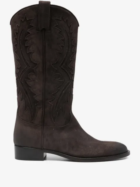 Sartore suede appliqué boots