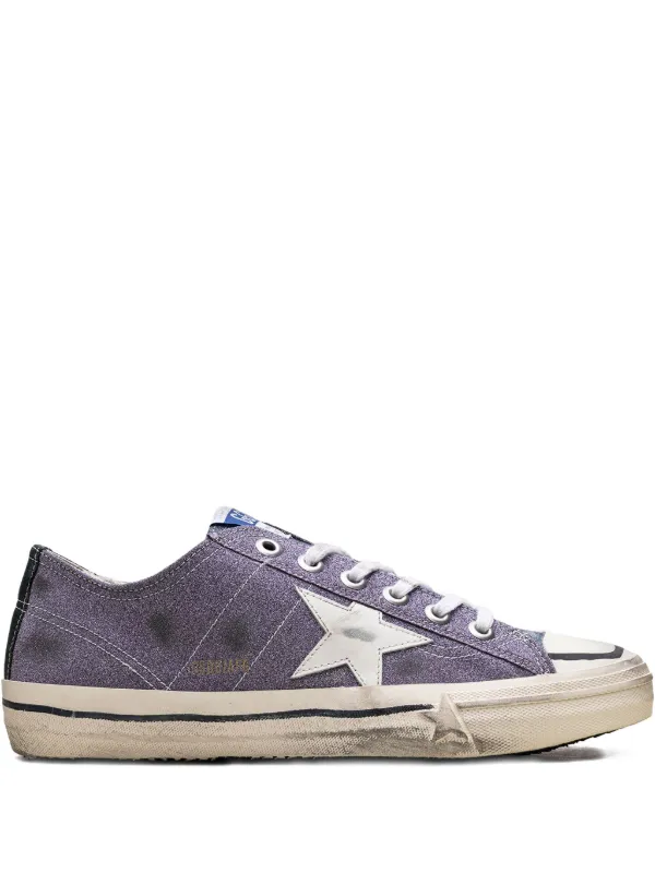 Golden Goose V-star LAB Sneakers in Purple